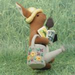 Spring Gardener Bunny With Tools Of The Trade
