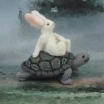 The Tortoise And The Hare Fabric Miniature