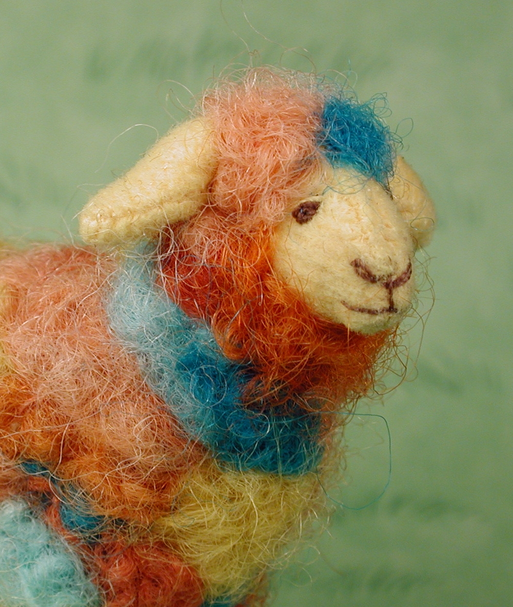 Art Sheep "carnival" Hand-dyed Wool